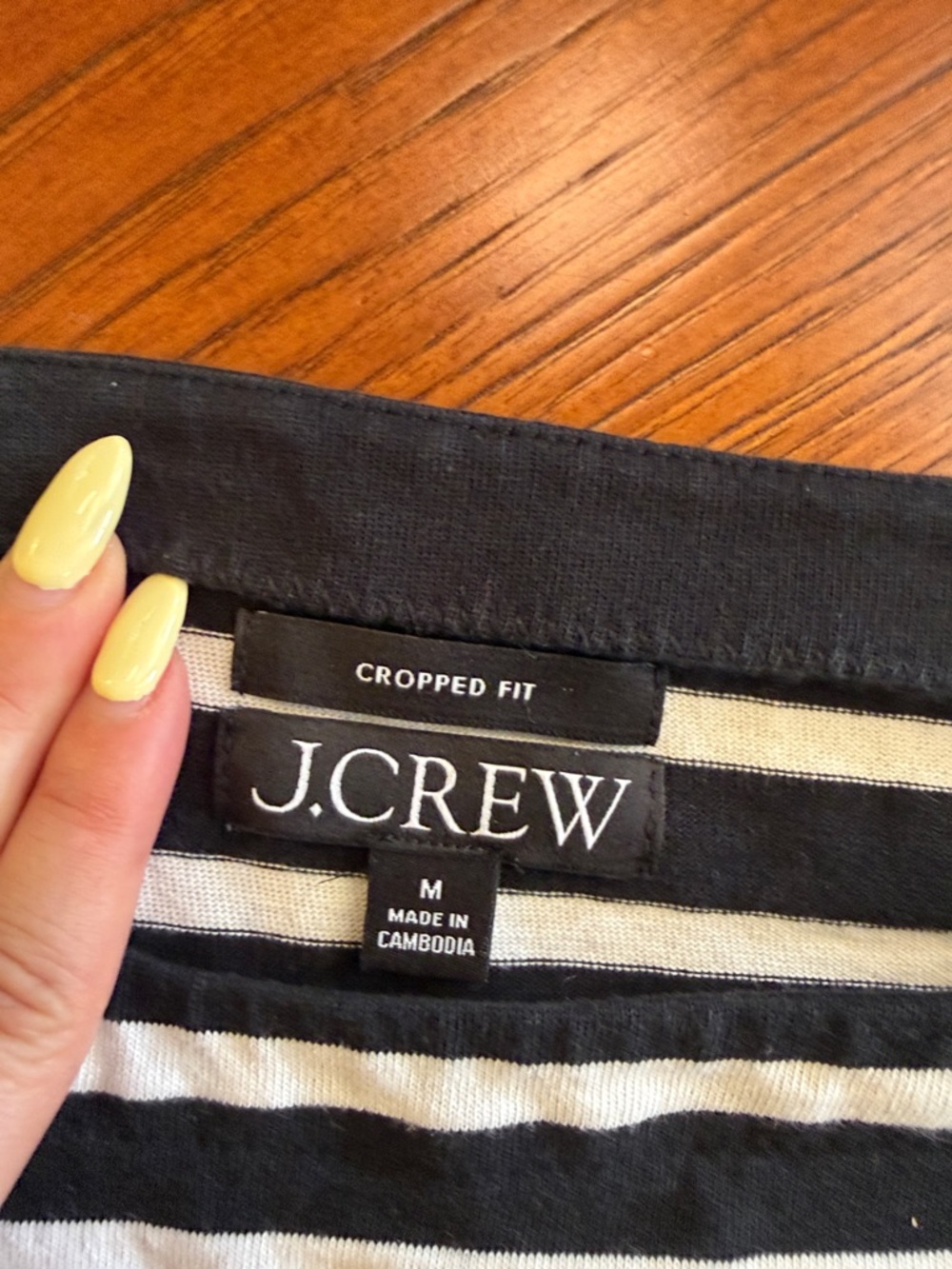 J. Crew Cropped Boatneck T-shirt - Picture 6 of 10